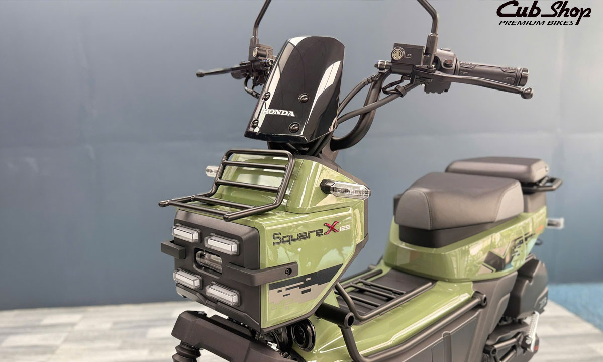 Honda Square X125 Màu Xanh Quân Đội